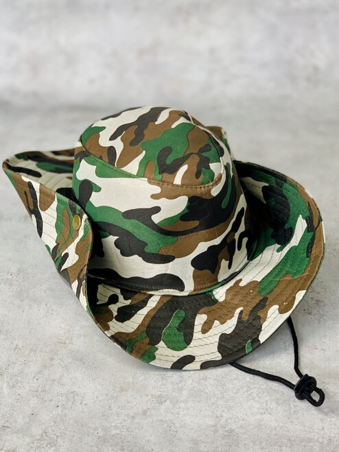 Pánsky maskačový klobúk A-31 army zelený 
