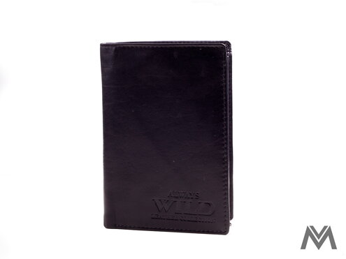Pánska peňaženka kožená čierna WILD 104 S.VT