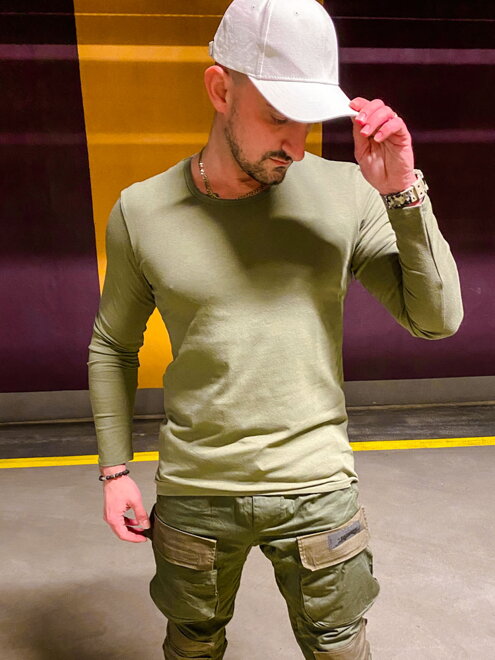Športový pánsky nátelník VSB army green