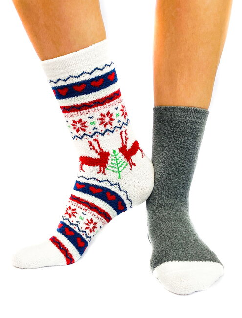 Dvojpack dámske vianočné ponožky 