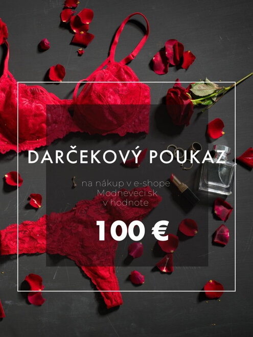 Valentínska darčeková poukážka ModneVeci.sk