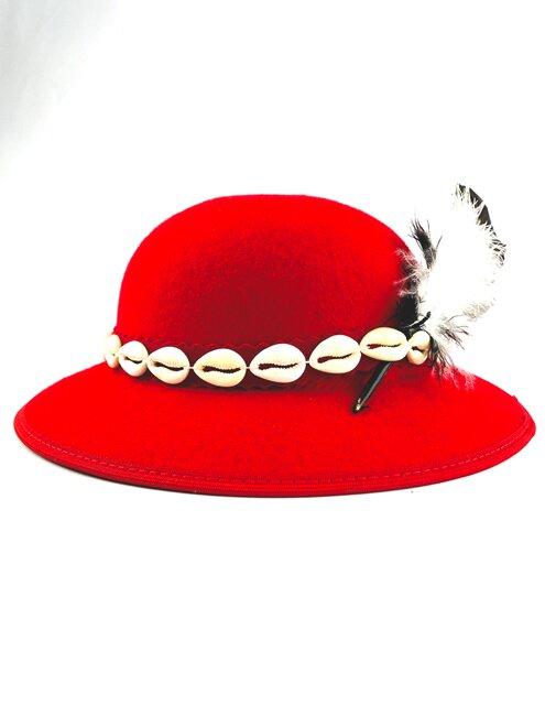   Goraľský klobúk - červený 