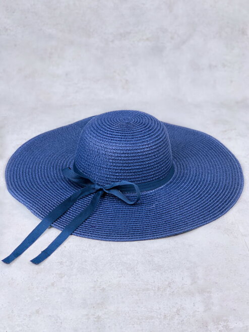 Dámsky klobúk 18-103 v modrej farbe 