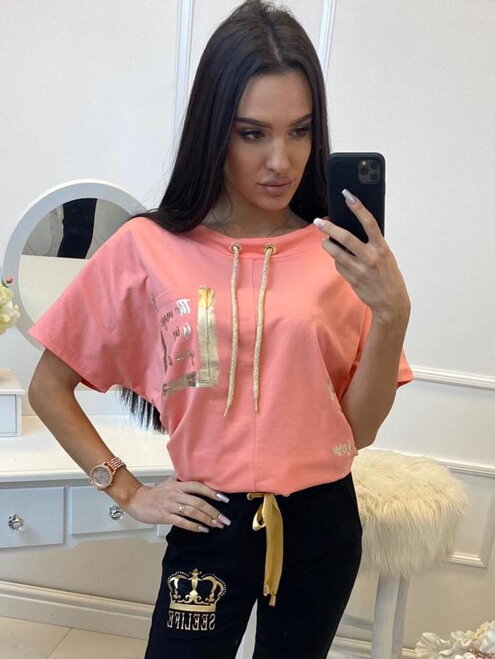 Krátka tričková mikina CROP TOP The magic