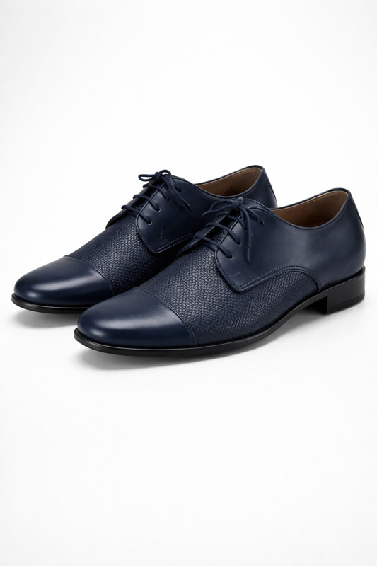 Chlapčenské spoločenské topánky 158K modré