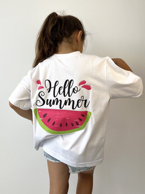 Dievčenské tričko s potlačou VSB SUMMER Dievčenské tričko s potlačou VSB SUMMER