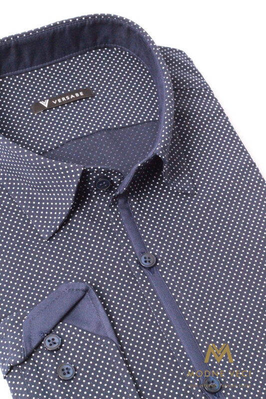 Luxusná pánska bavlnená košeľa SLIM FIT STRIH VS-PK-1721