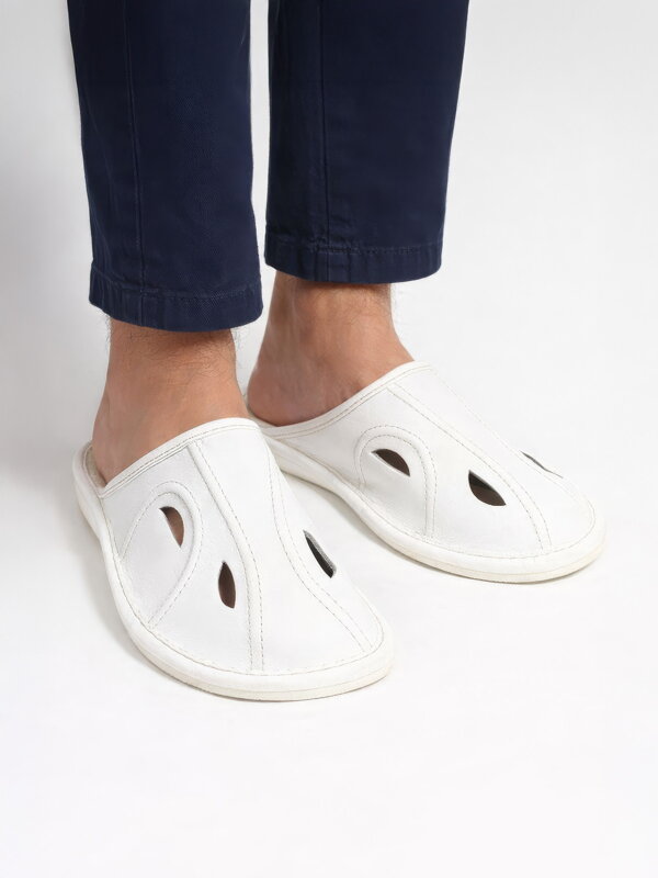 Pánske kožené papuče Model 1C