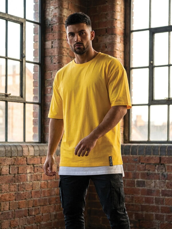 Trendy pánske VSB BASIC tričko žltá
