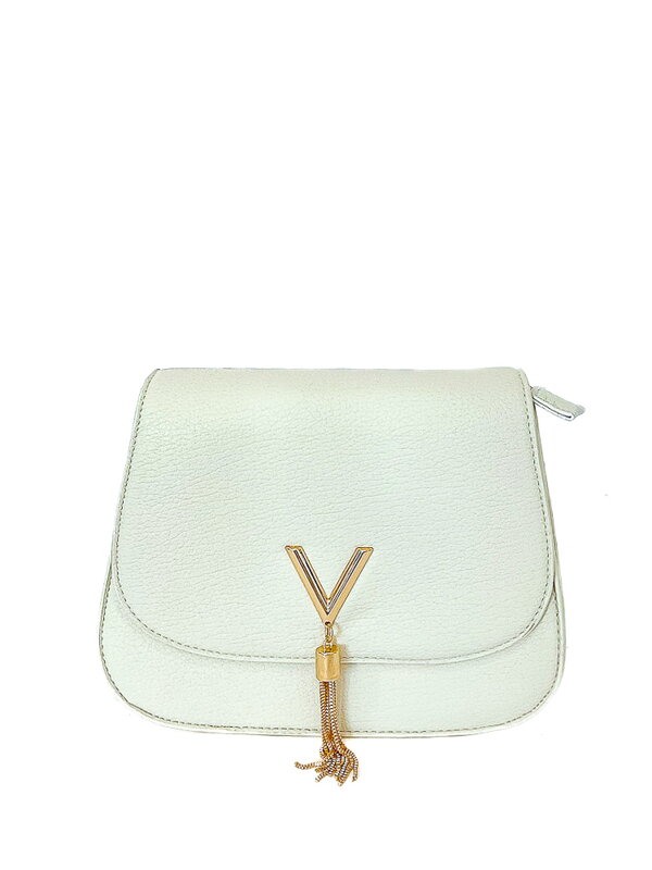 Štýlová dámska crossbody krémová kabelka