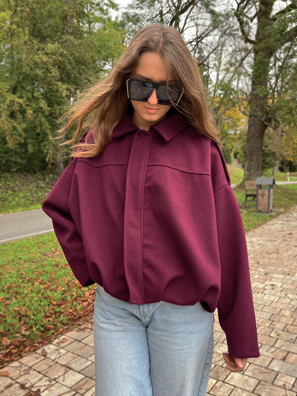 Dámska prechodná bunda owersize