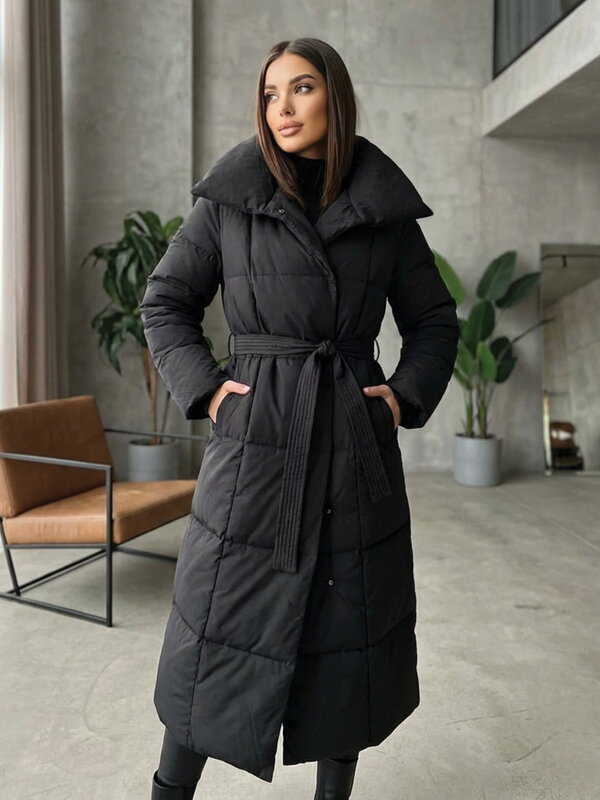 Dámska prešívaná hrejivá bunda v čiernej farbe 