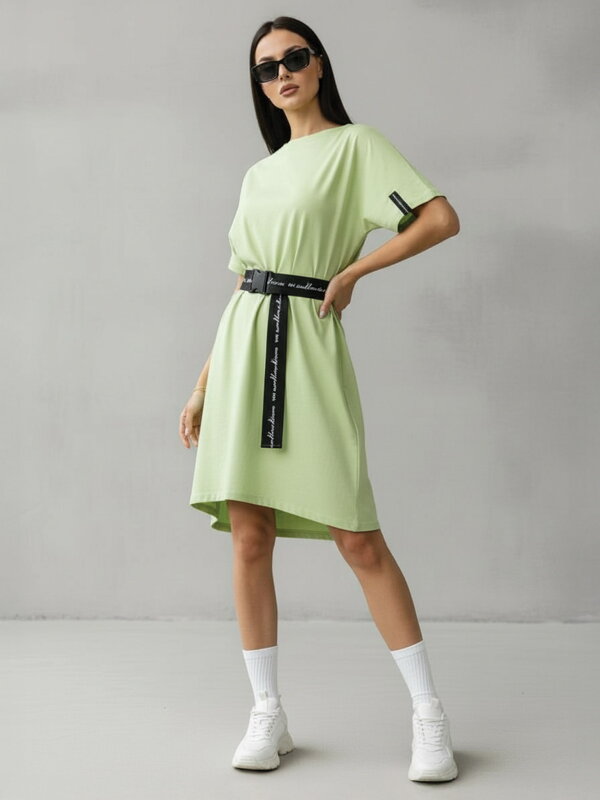 Letná predlžená tunika VSB CLAUDIE limetková 