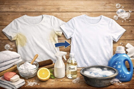 ŠKVRNY OD POTU NA OBLEČENÍ? Tipy, ako sa ich zbaviť.